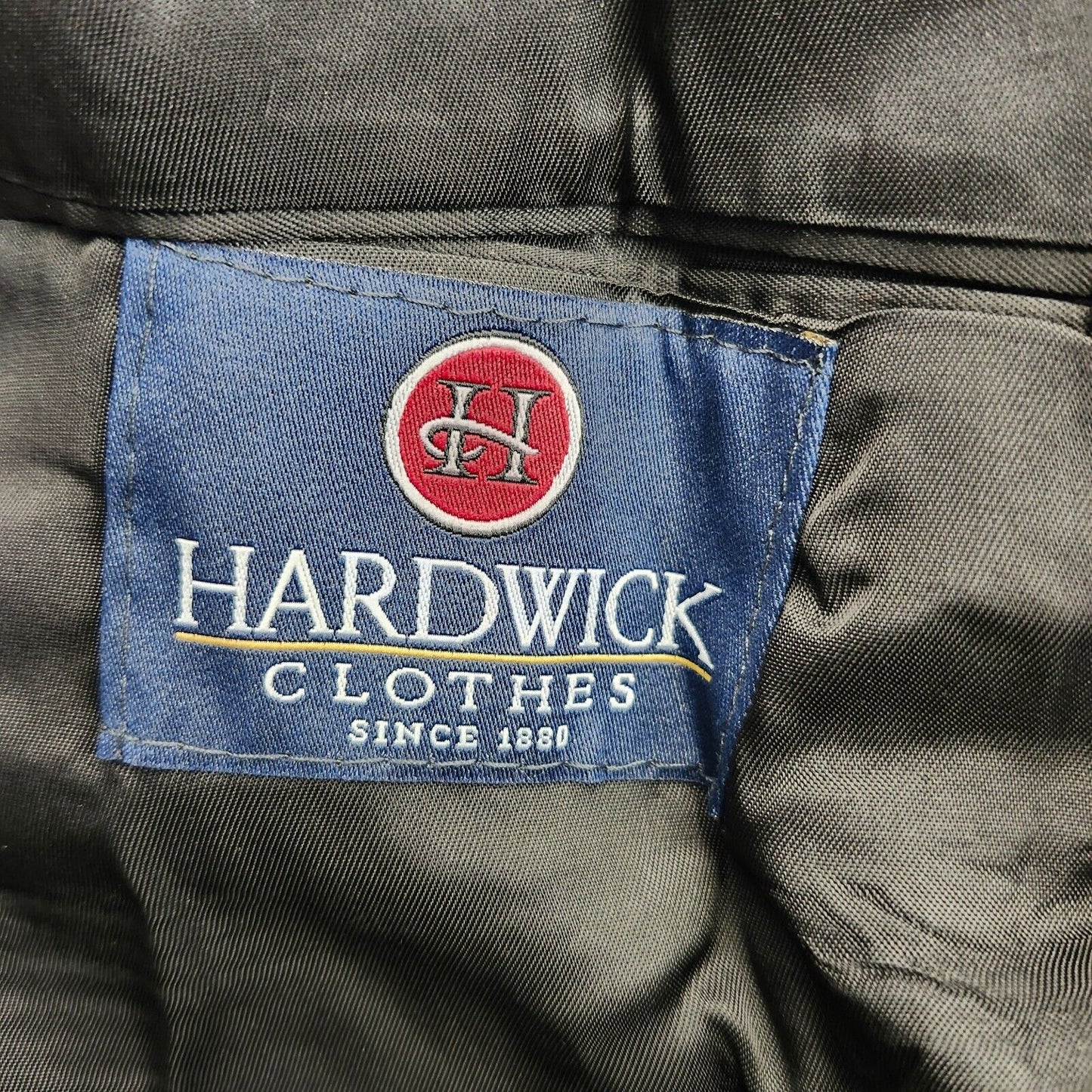 NWT Hardwick Clothes Men's Suit Jacket Black 58 Reg Peak Lapel Double Breasted
