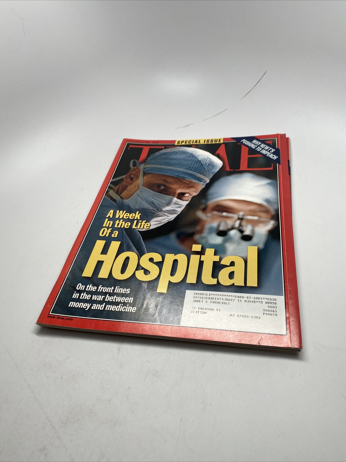 (10) Time Magazine bundle - 10 Pack Bundle 1998 1999