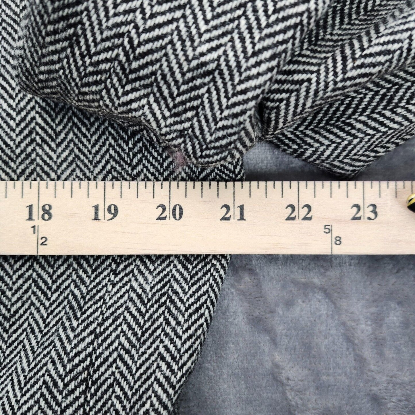 Lauren Ralph Lauren Classic-Fit Wool Suit Jacket Black/White Herringbone 40R NWT