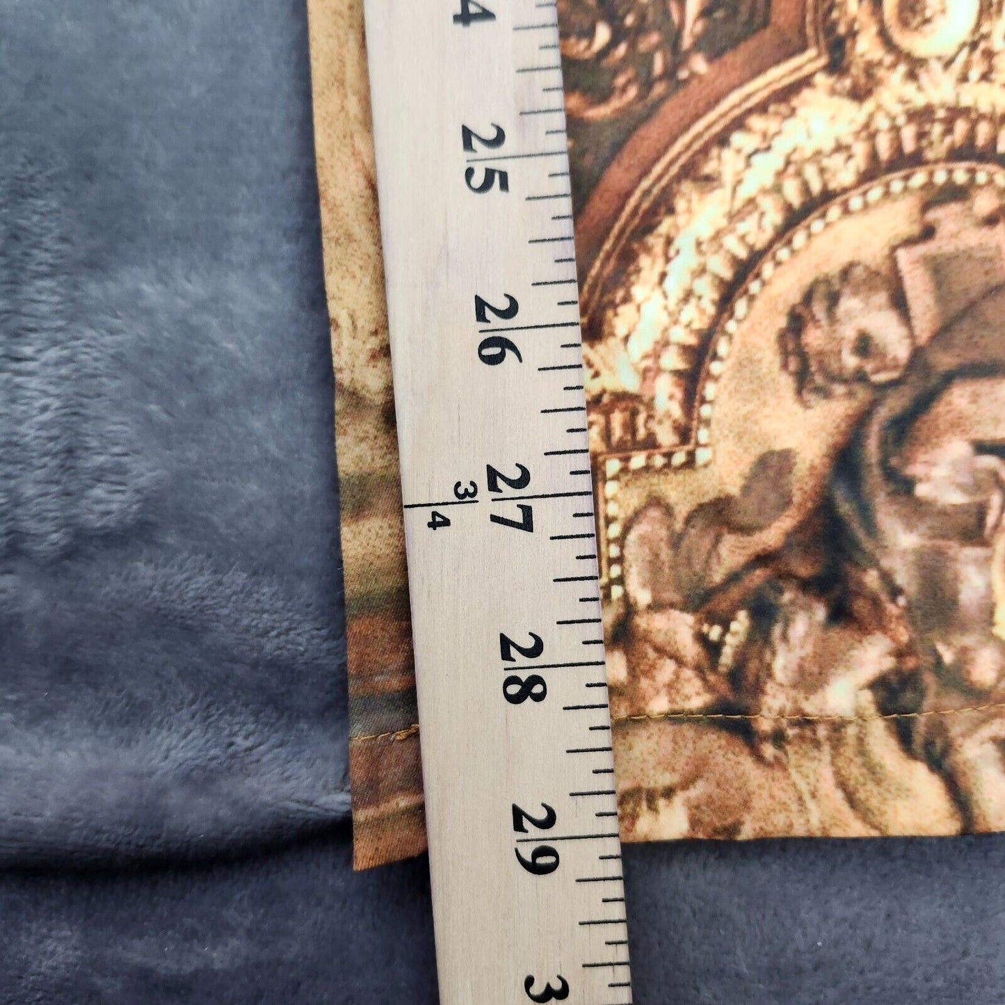 NWoT Finesse High-Waisted Straight Leg Sistine Chapel Renaissance Art Print Sz M