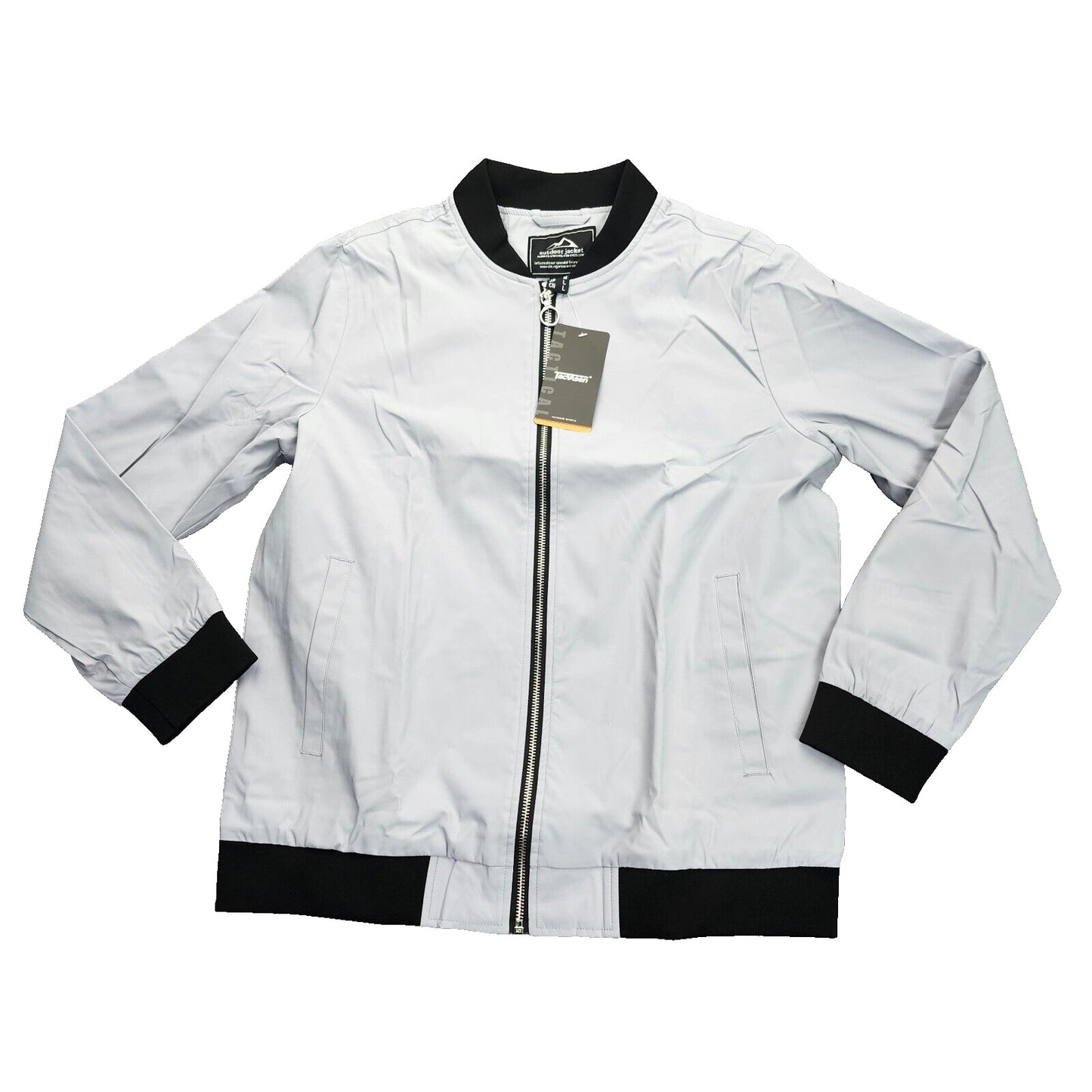 TACVASEN Outdoor Jacket Womens Lightweight Windbreaker Waterproof Rain Jacket M