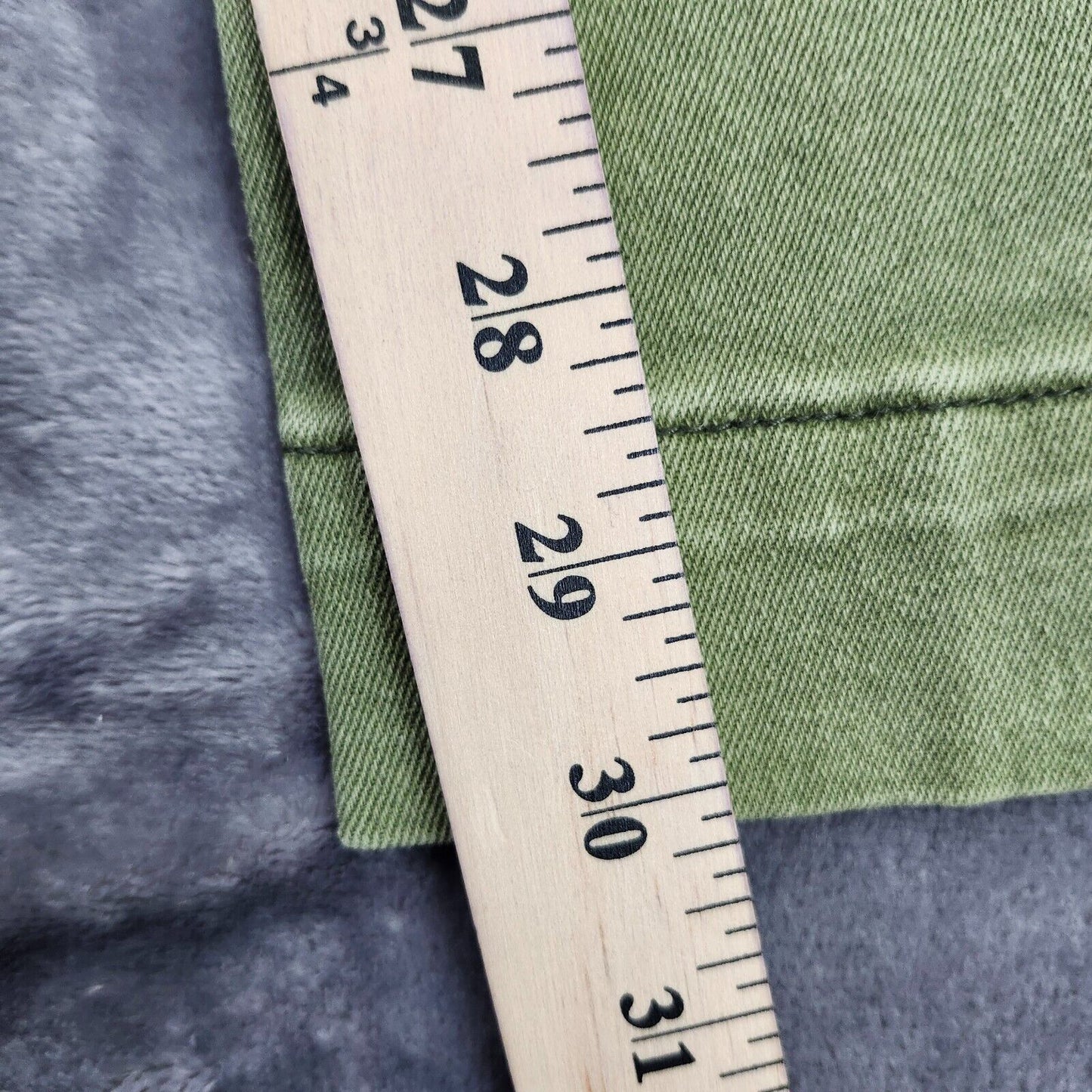 Flamingals Women's High Waisted Flared Leg Green Jeans Size Small