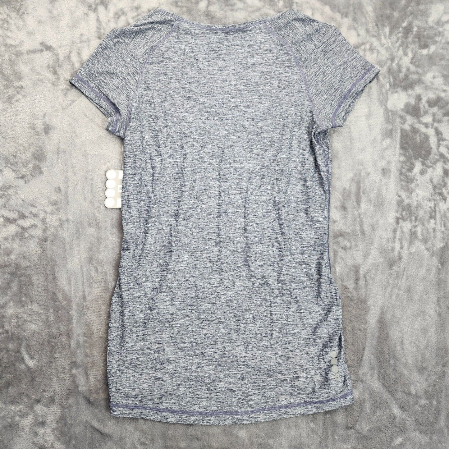 Bench Urban Wear Womens Heather Grey Athletic Fit T-Shirt Size Small