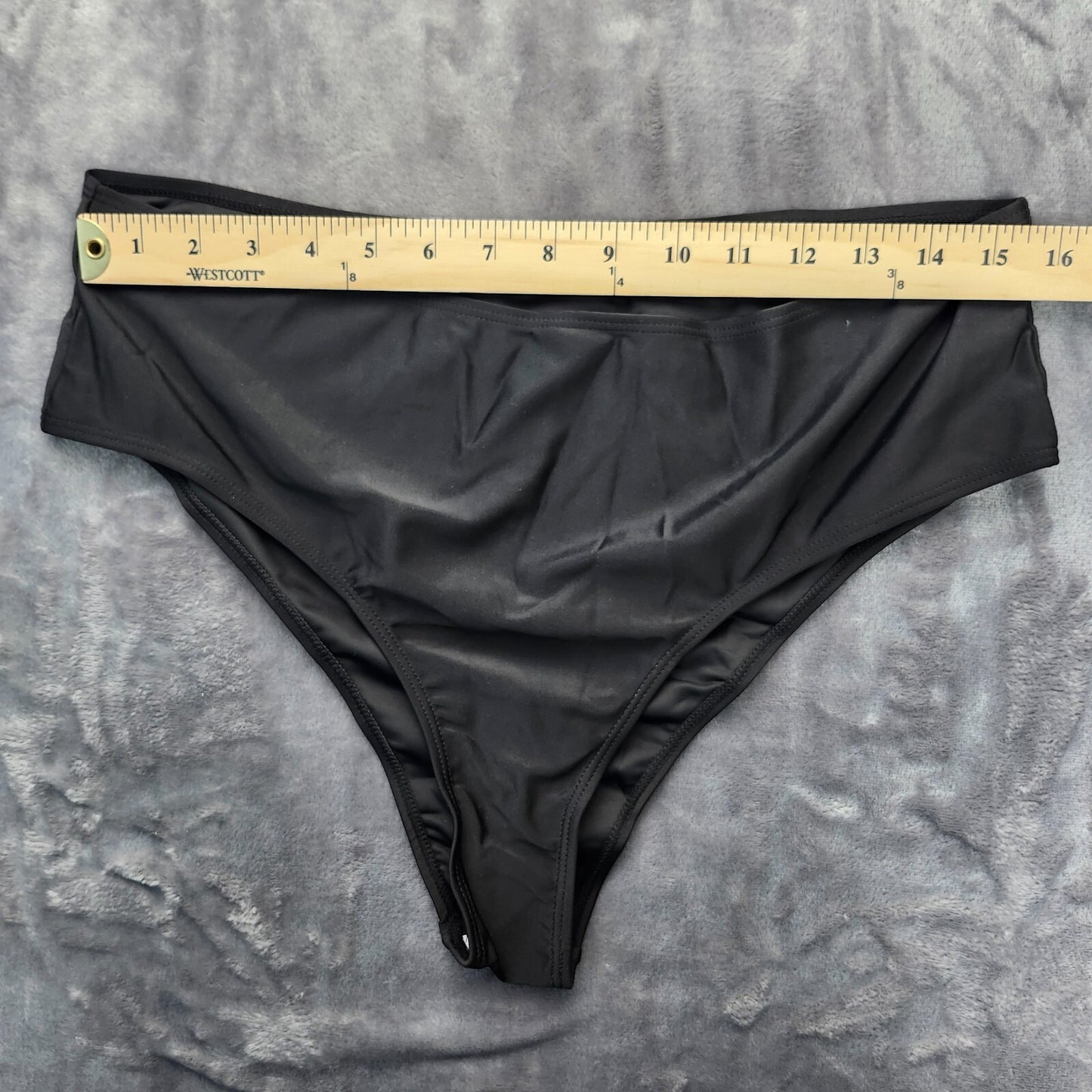 Womens Swimsuit Shorts Backless Two Piece Beach Wear Black 2XL