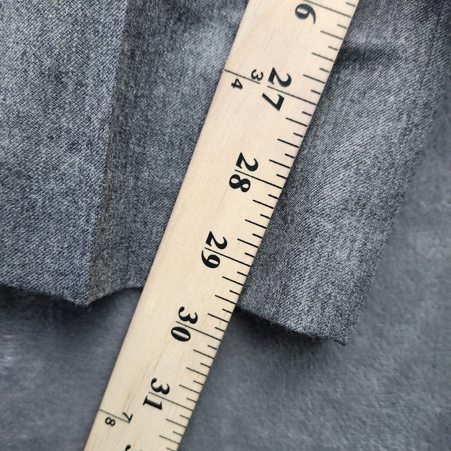 Tayion By Montee Holland Mens Classic-Fit Wool-Blend Dress Pants 36W x 30L Grey