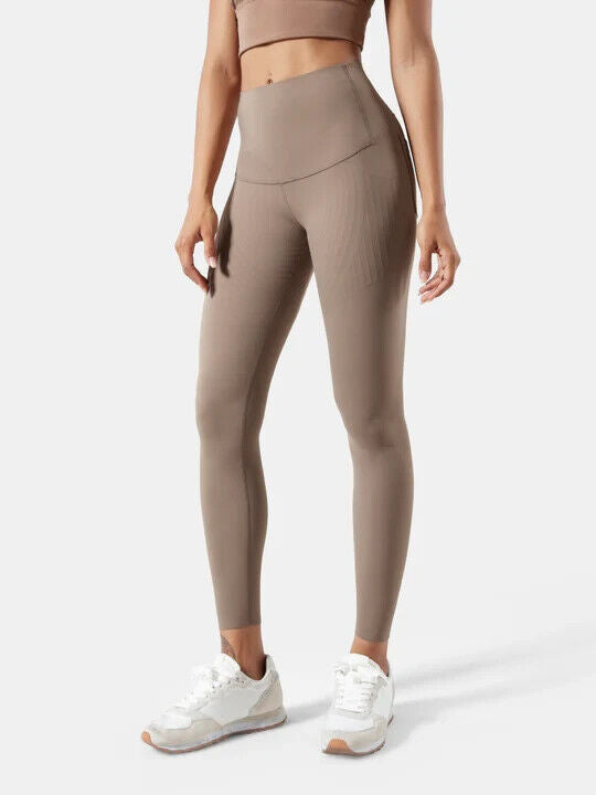 Fanka Body Sculpt 7/8 Leggings (Reversible Wear w Pockets) Tan Small