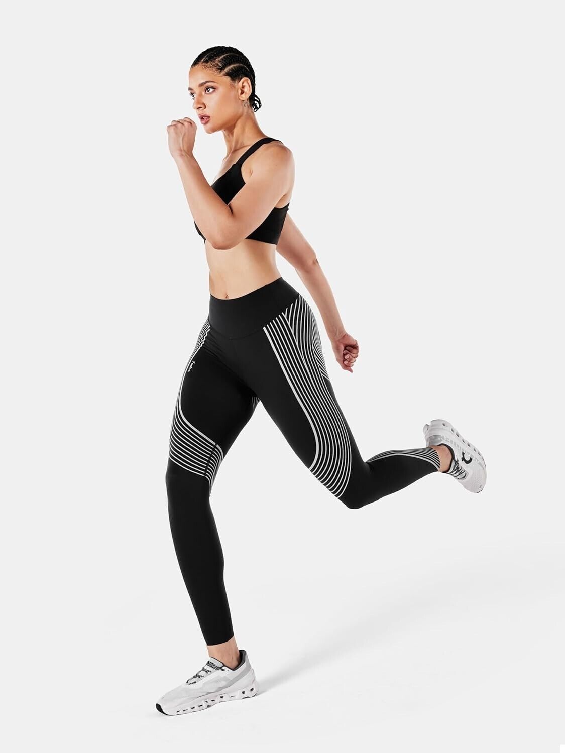 Fanka Body Sculpt Lift n Curve SpeedLine Leggings Radiant Black Medium