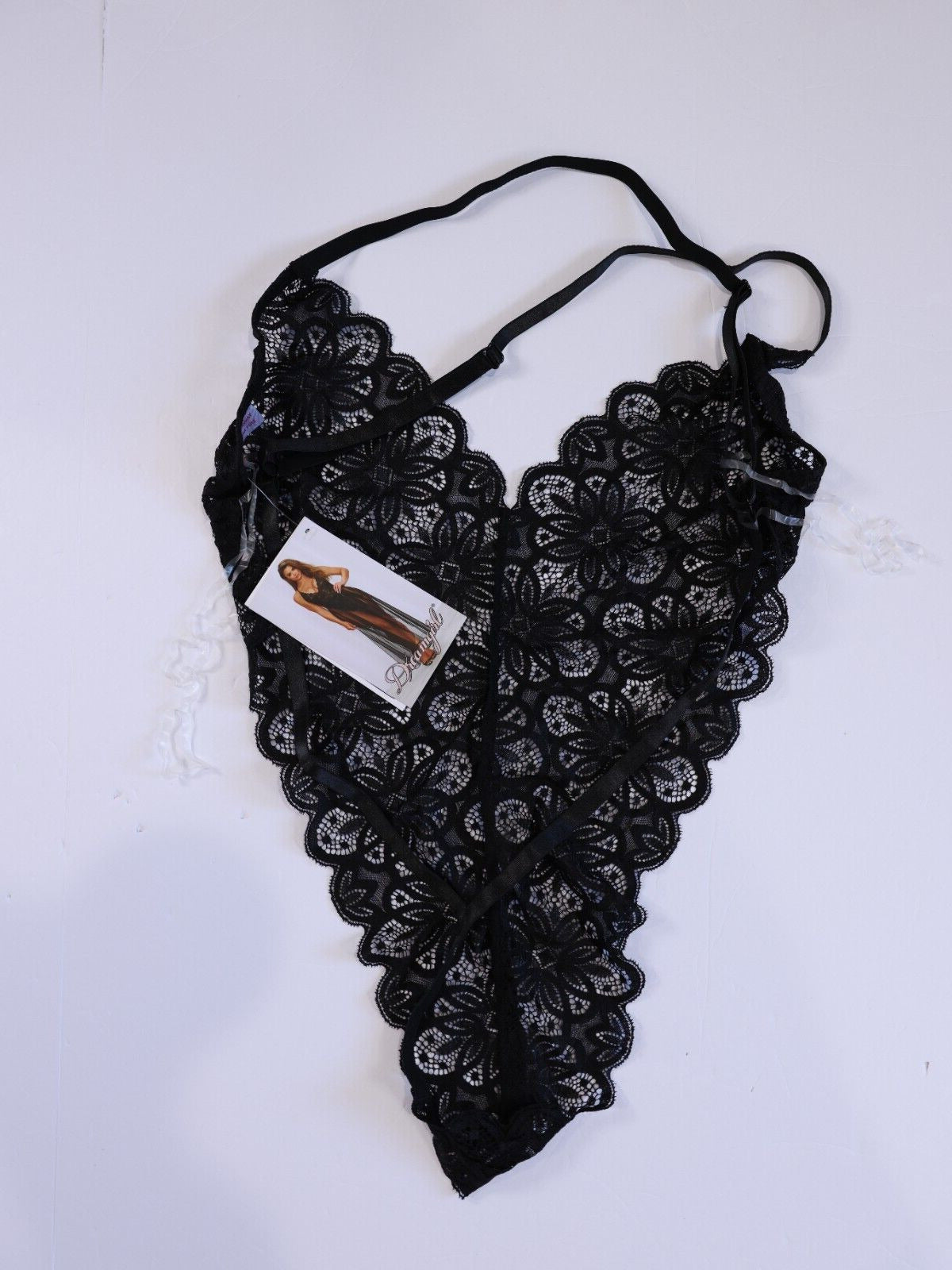 NWT Dreamgirl Bodysuit and Skirt Black size Small