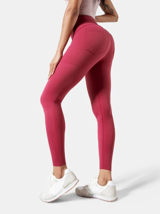 Fanka Body Sculpt Leggings (Reversible Wear w Pockets) Baked Apple Medium