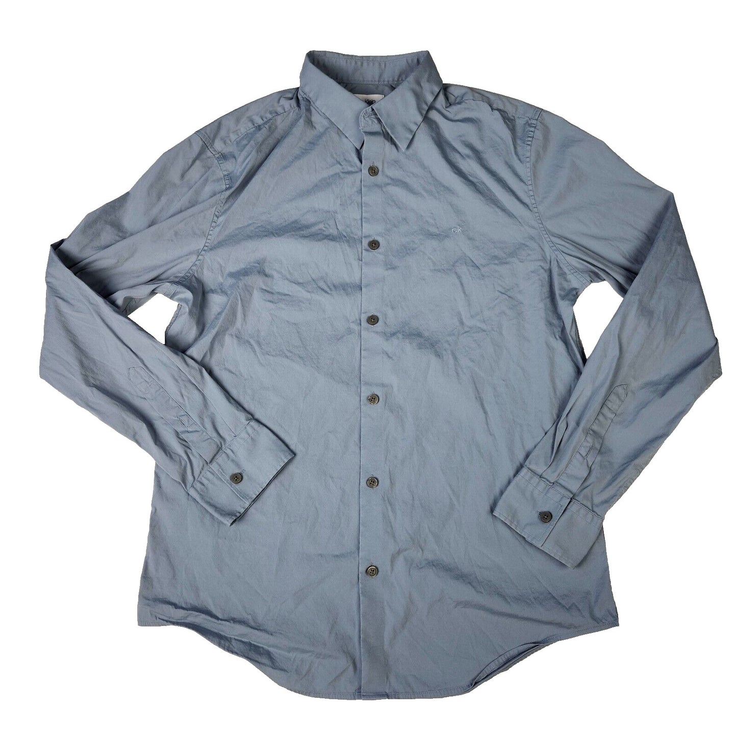 Calvin Klein light blue dress shirt mens size medium