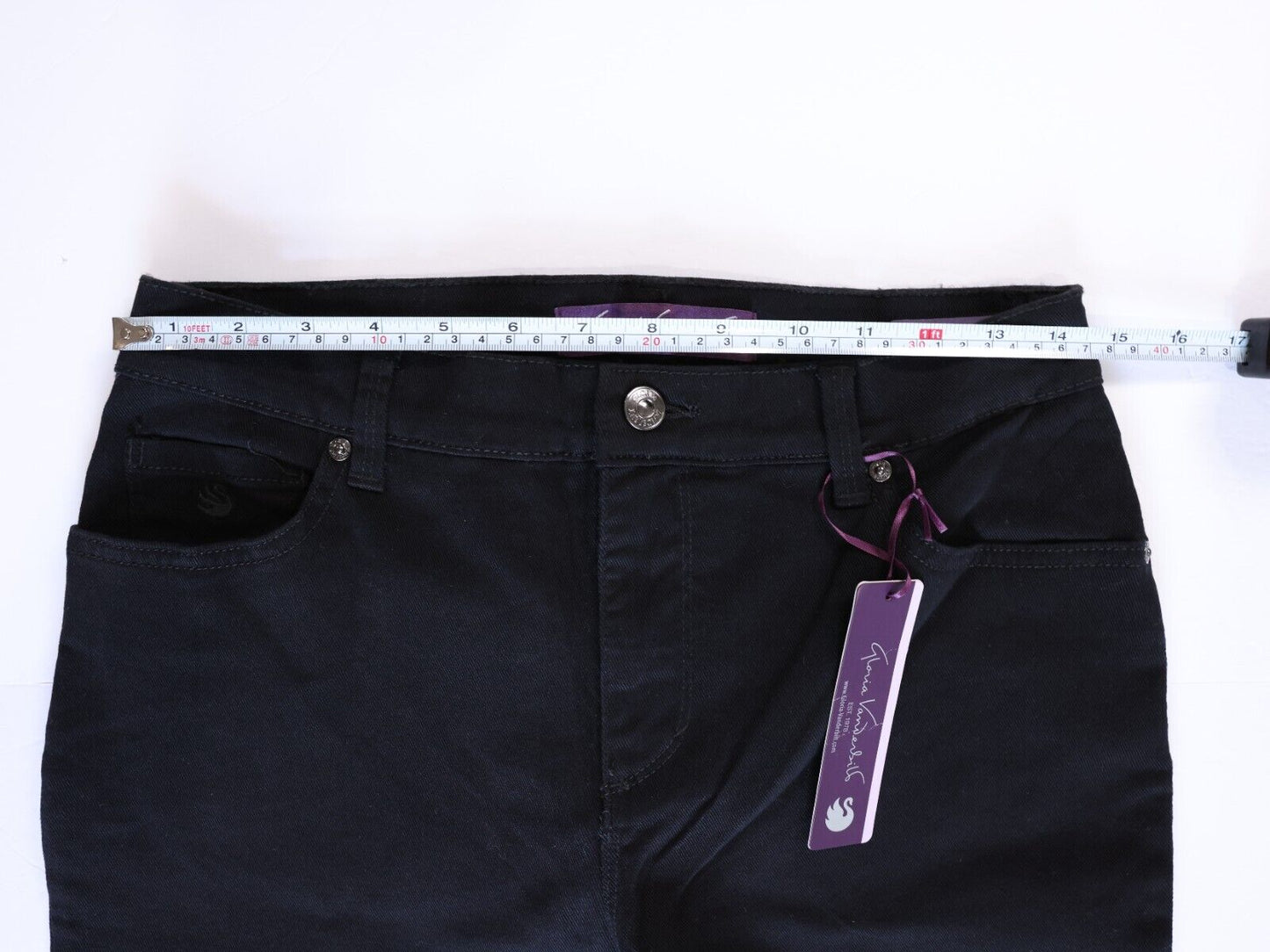 NWT gloria vanderbilt amanda jeans short slim missy size 8