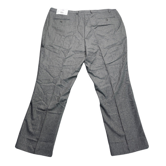 Tayion By Montee Holland Mens Classic-Fit Wool-Blend Dress Pants 40W x 32L Grey