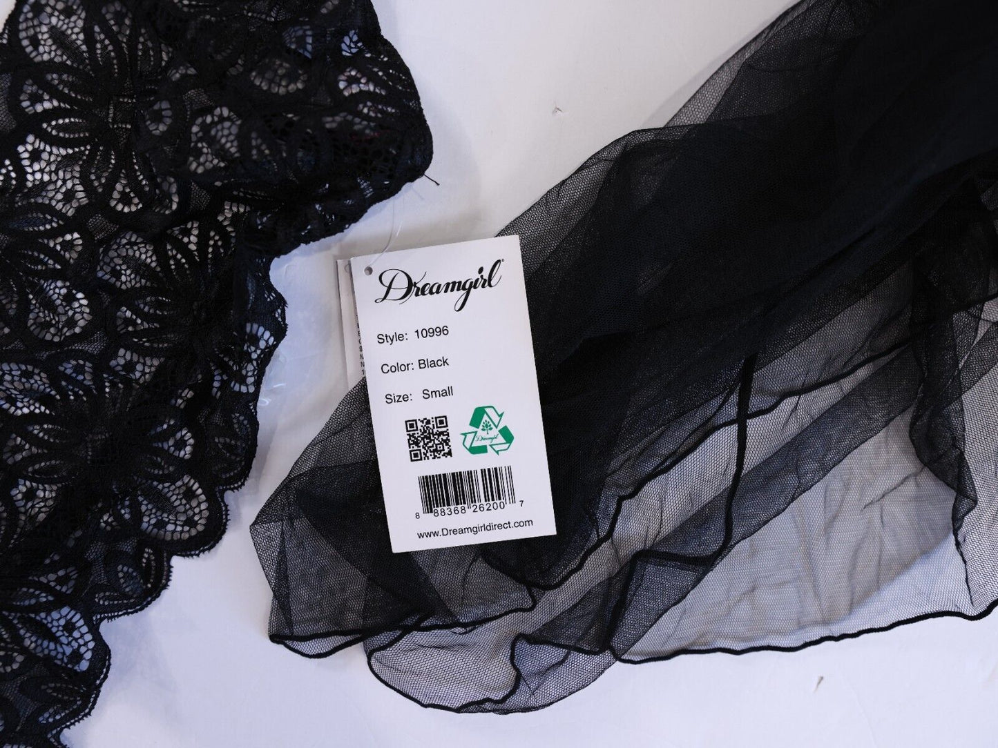 NWT Dreamgirl Bodysuit and Skirt Black size Small