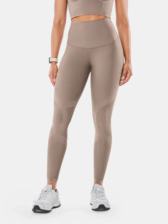 Fanka Body Sculpt Leggings (Reversible Wear) Tan Large