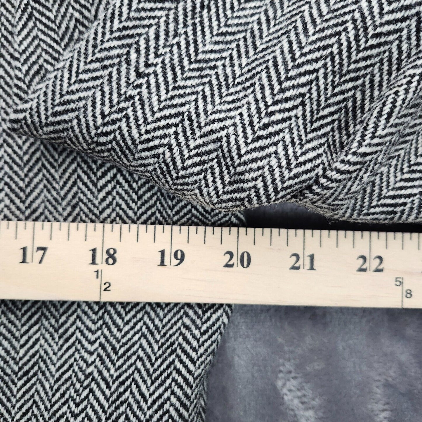Lauren Ralph Lauren Classic-Fit Wool Suit Jacket Black/White Herringbone 40S NWT
