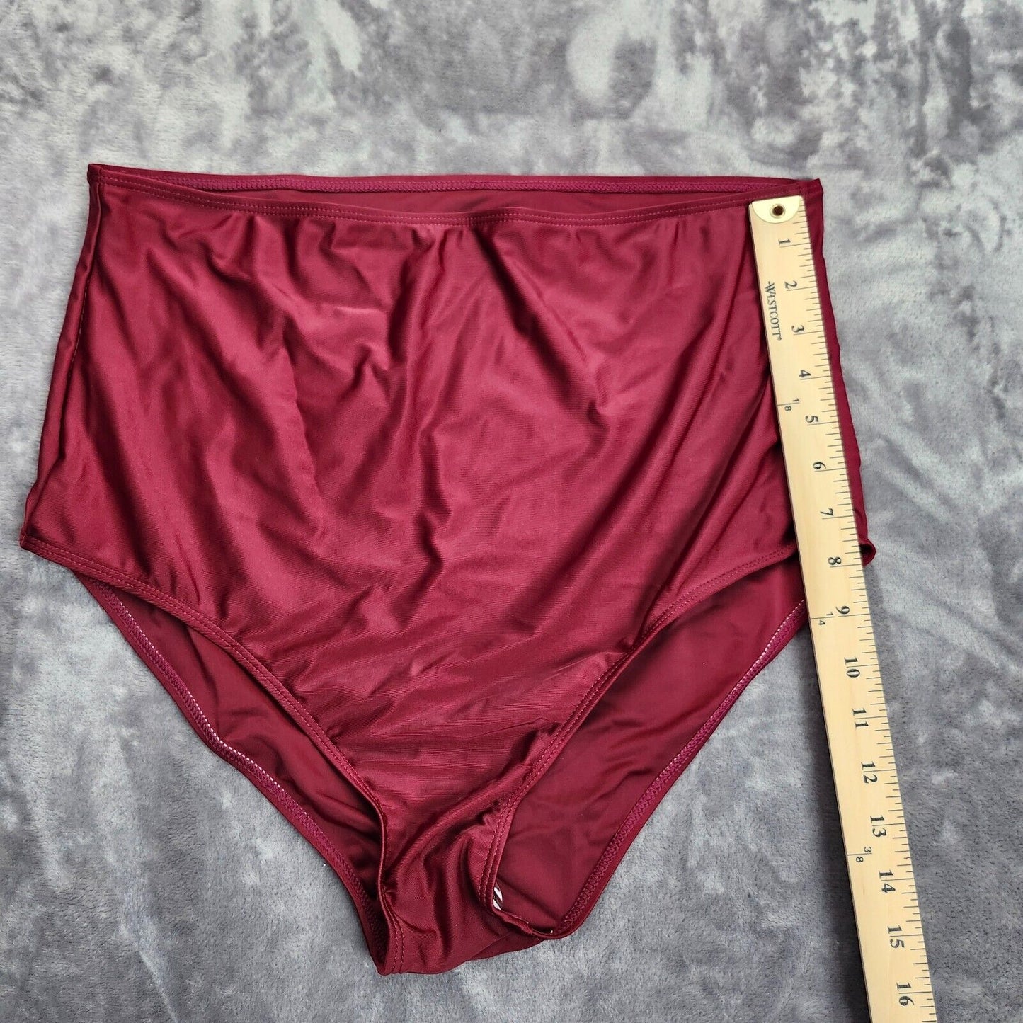 Womens Swimsuit Shorts Backless Two Piece Beach Wear 2XL RED