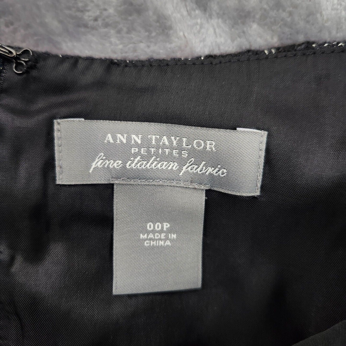 Women’s ANN TAYLOR PETITES fine italian fabric Tweed Pencil Skirt 00P