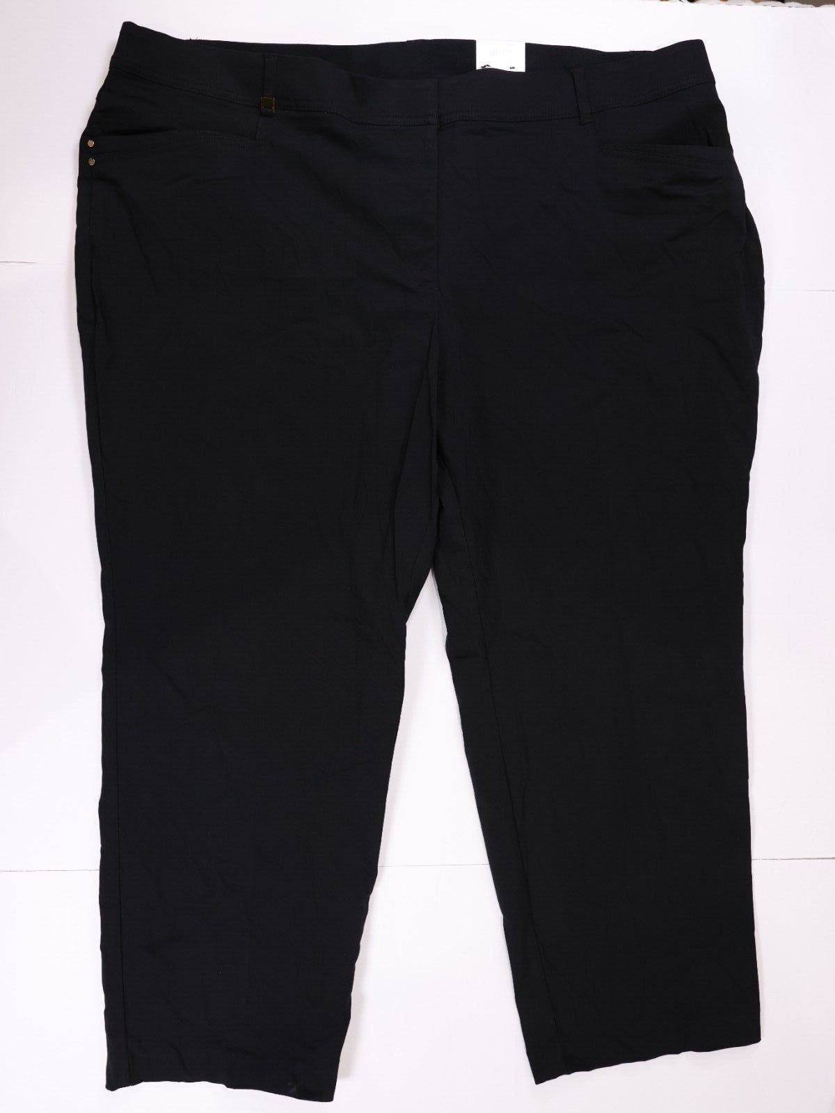JM Collection Plus Curvy Fit Straight Leg Comfort Wastband 28WP