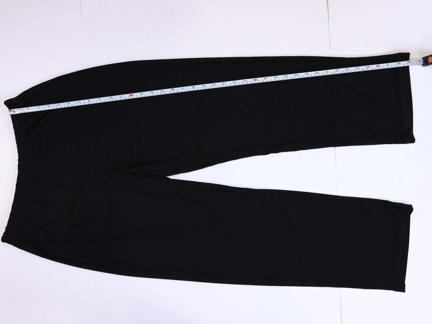 NY Collection Womens Matte Jersey Wide Leg Pants Petites Size PL, Black