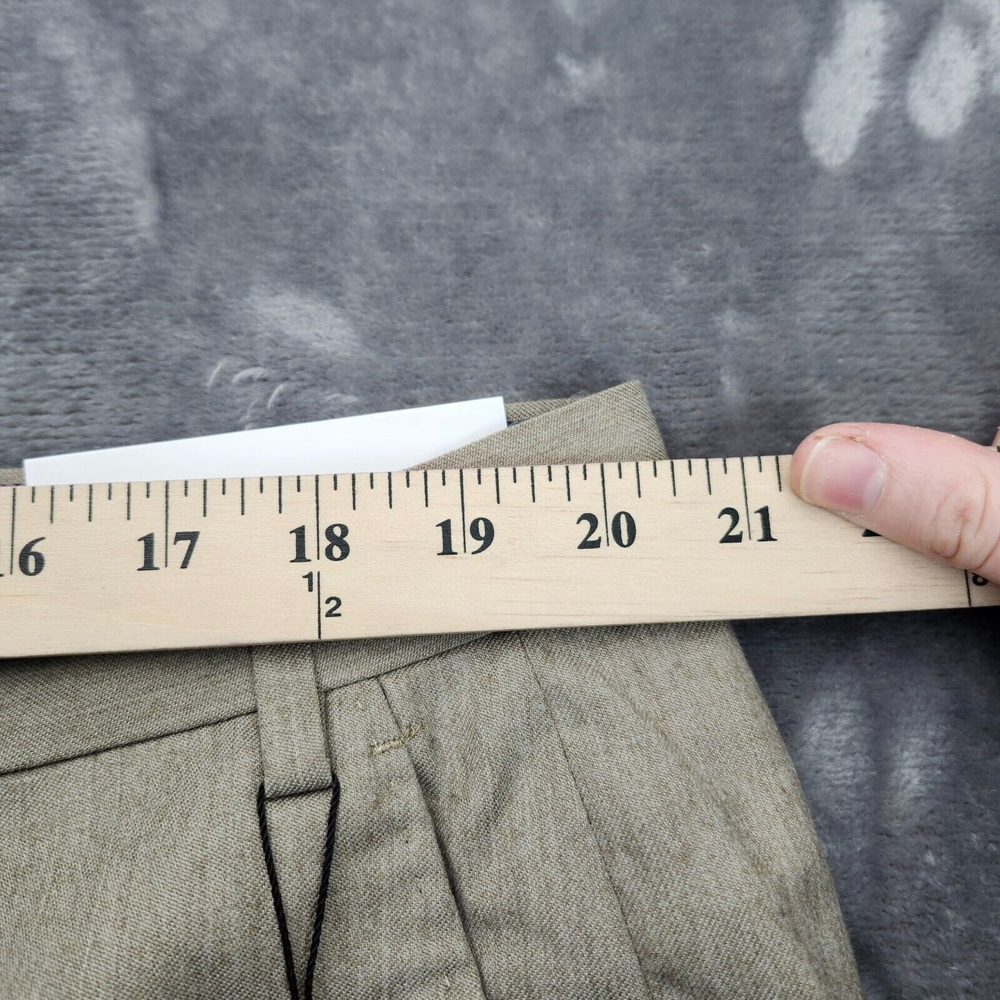 Tayion By Montee Holland Mens Classic-Fit Wool-Blend Dress Pants 42W x 32L