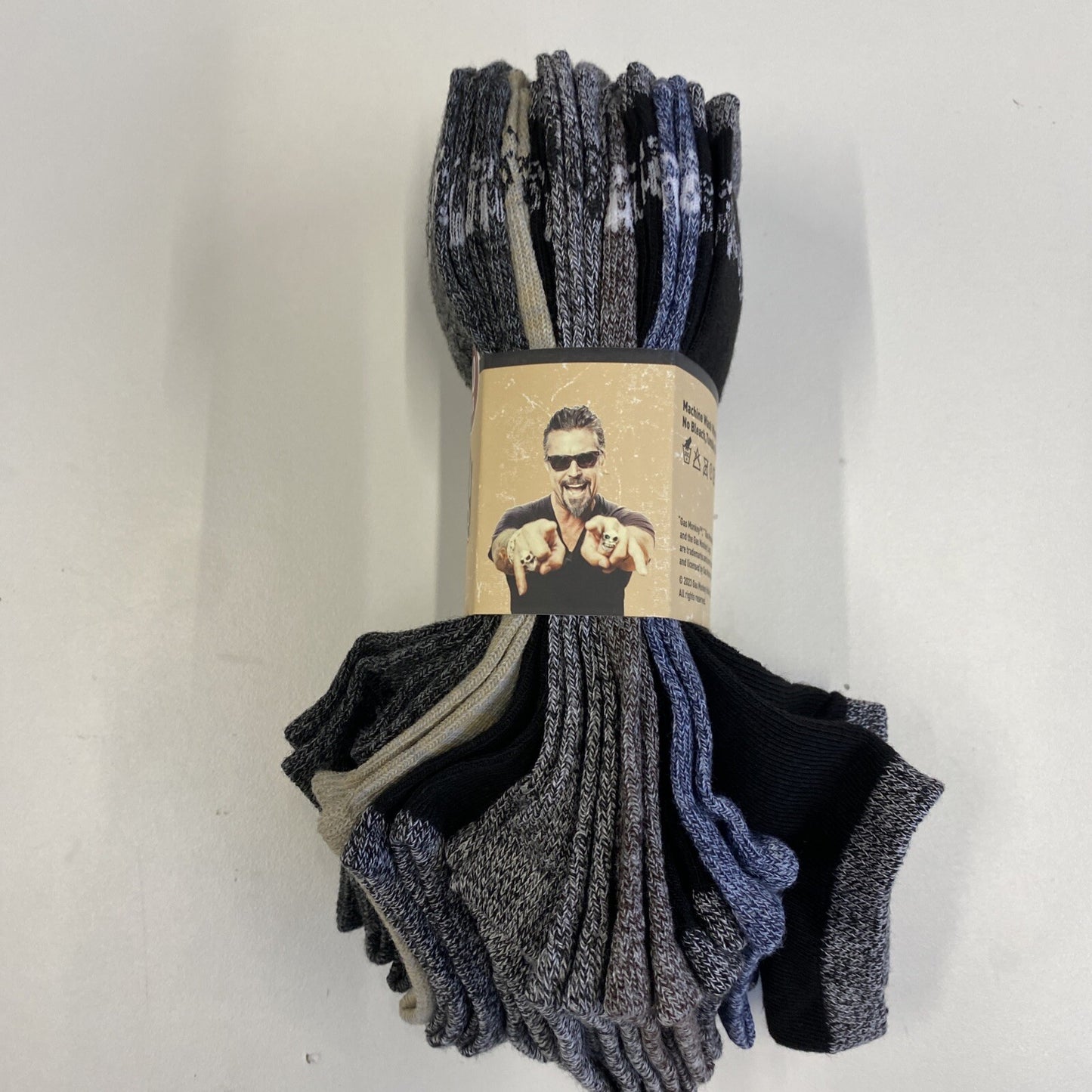 10 Pair Gas Monkey Garage Work & Outdoor Crew Socks Men's Size 10-13