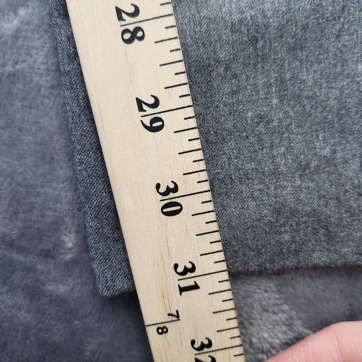 Tayion By Montee Holland Mens Classic-Fit Wool-Blend Dress Pants 44W x 32L Grey