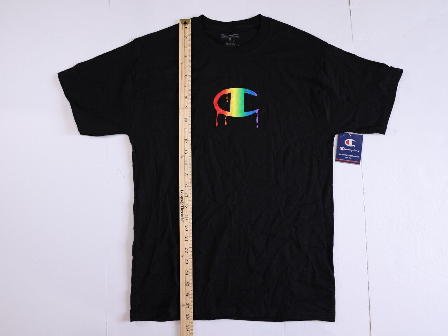 CHAMPION AUTHENTIC ACTIVEWEAR T Shirt Mens Size M Black