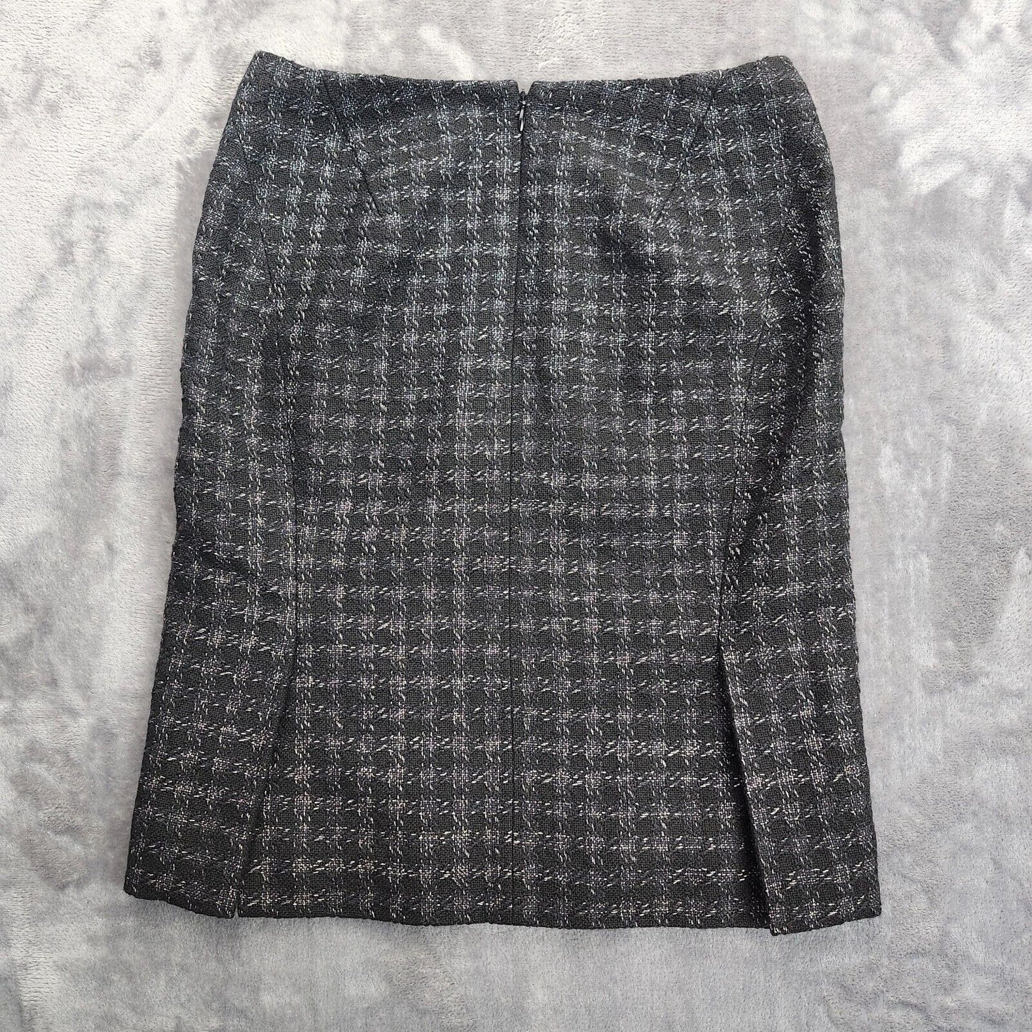 Women’s ANN TAYLOR PETITES fine italian fabric Tweed Pencil Skirt 00P