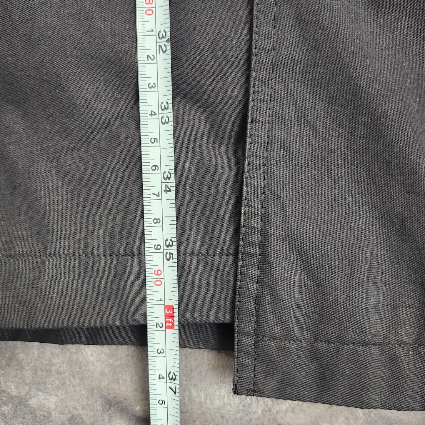 NWT Kenneth Cole NY Mens Rain Jacket Trench Coat Rado Black size 48 Regular
