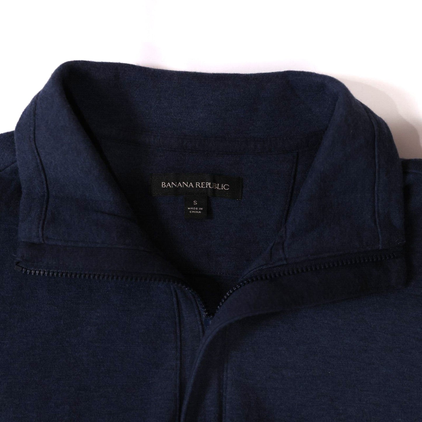 Banana Republic Mens 1/4 Zip Sweater Blue Size M