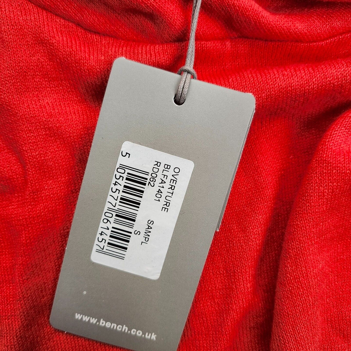 Bench Urban Wear Womens Mock neck Long Sleeve Red Shirt sz SM