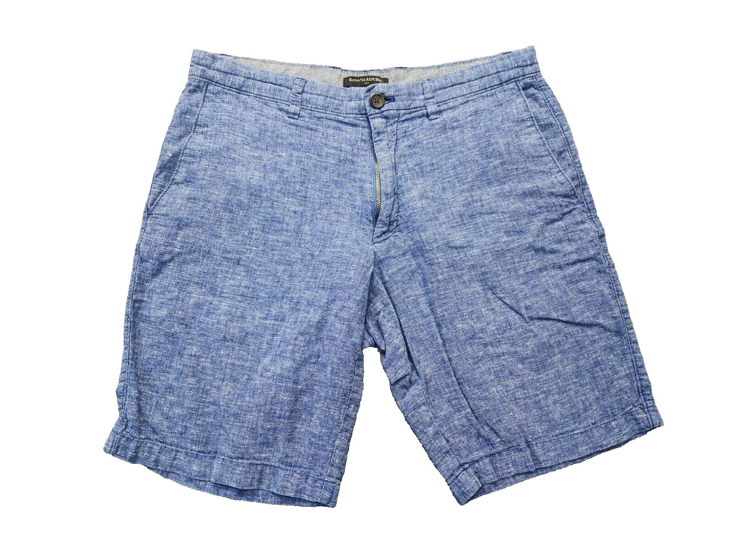 Banana Republic Denim patterned Chino Shorts Size 32