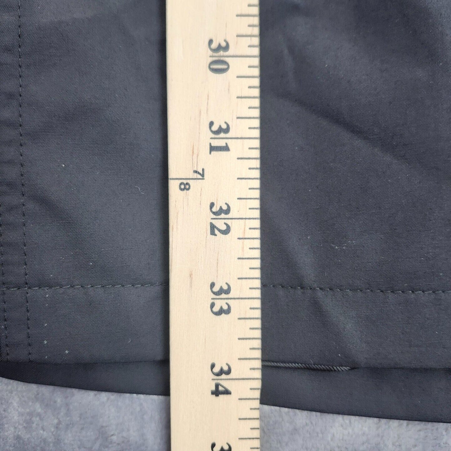 NWT Kenneth Cole NY Mens Rain Jacket Trench Coat Rado Black size 46 Regular