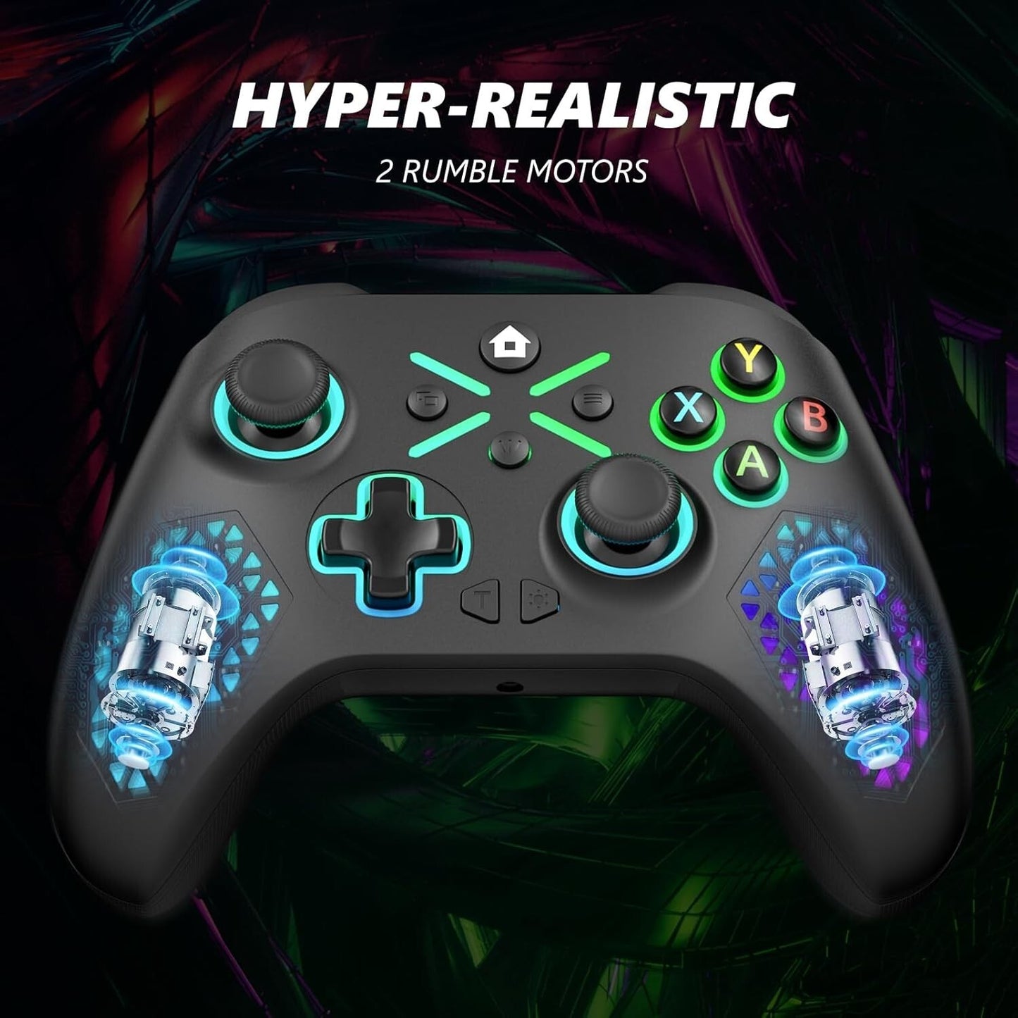 2pack RGB Wireless Controller For Xbox One /S/X Windows 10/11 2.4G Adapter