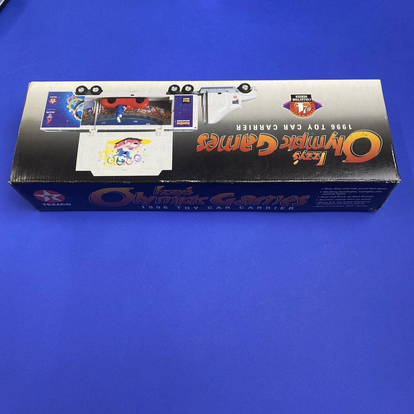 1996 Texaco Izzy's Olympic Games Toy Car Carrier