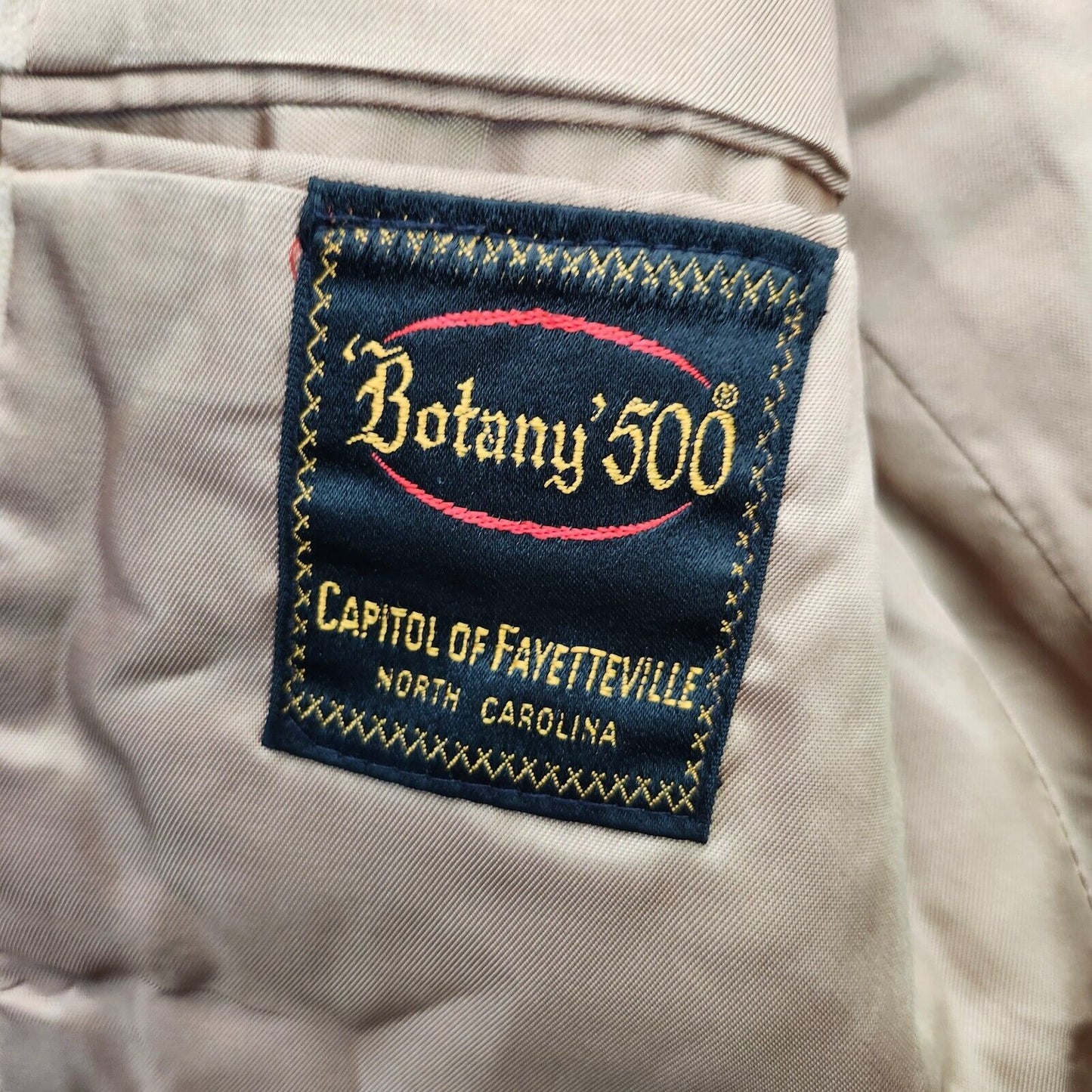 Botany 500 Mens Vintage Classic Single Breasted Suede Blazer Sport Coat 40