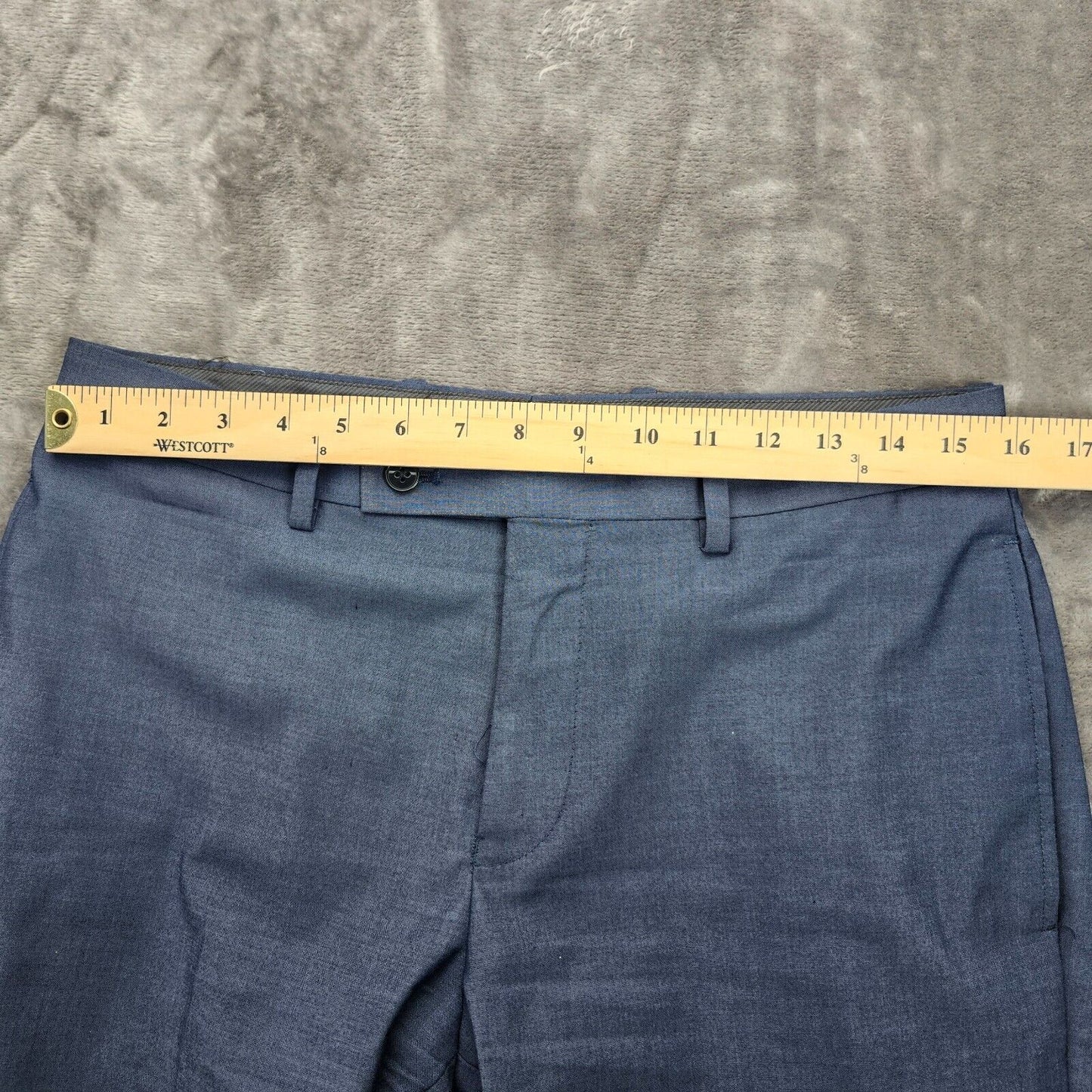 Calvin Klein Mens Dress Pants Blue Trousers P 32W x 30L