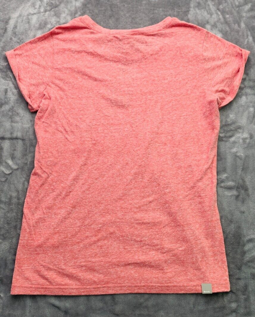 Bench Urban Wear Womens Graphic T-Shirt Size Small Pink