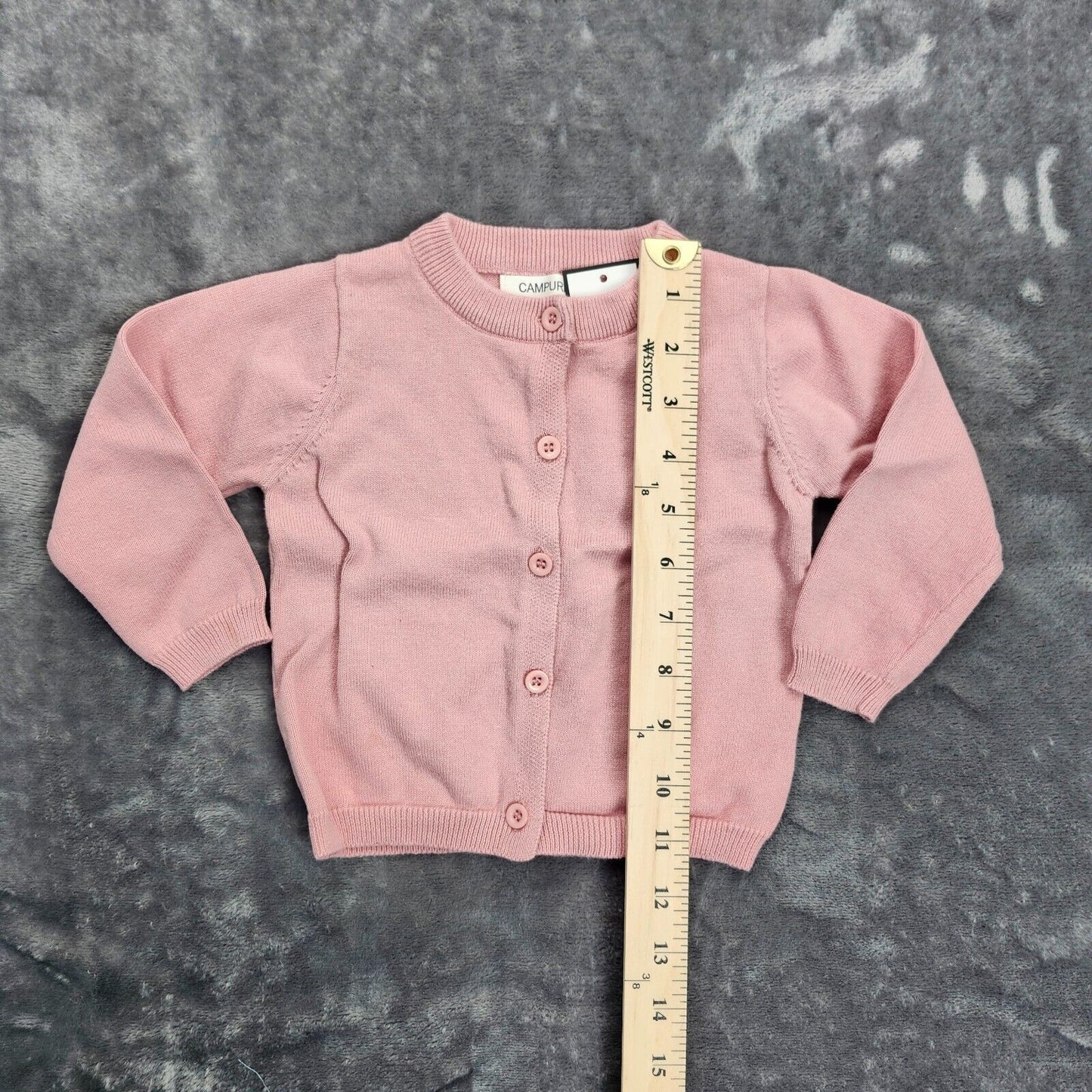 Kids Long Sleeve Embroidered Pullover Knitted Sweater 12-18 months