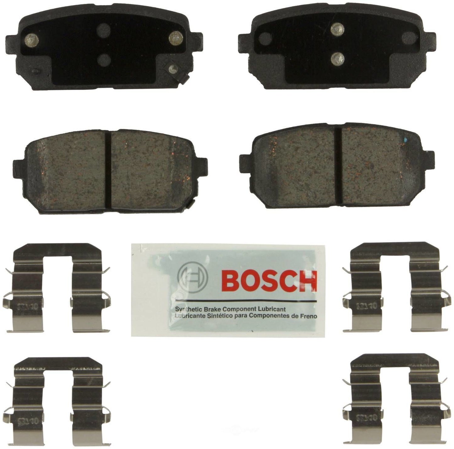 Disc Brake Pad Set-Blue Ceramic Brake Pads with Hardware fits 2007 Kia Rondo