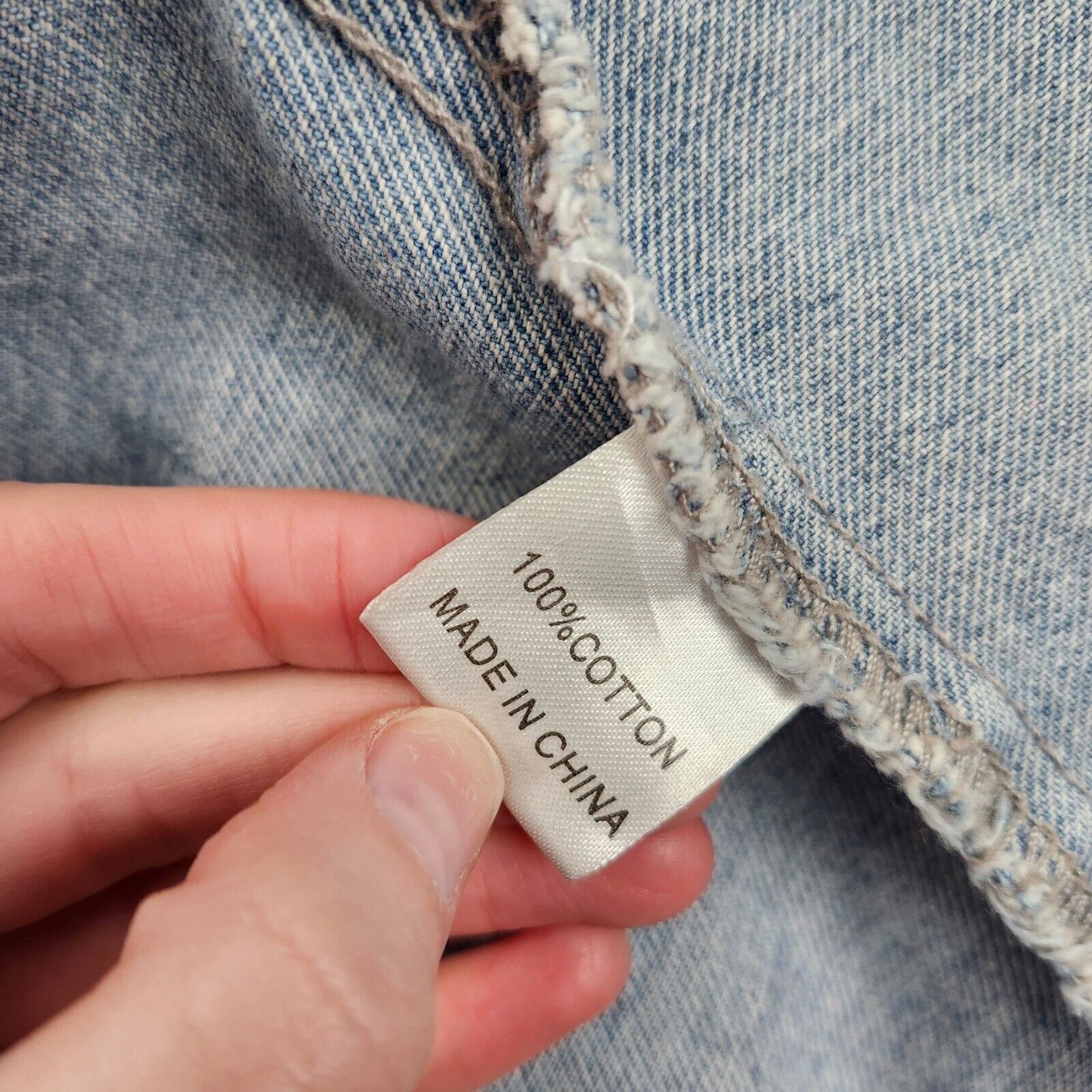 PRINCESS POLLY Womens XS Ripped Jean Jacket