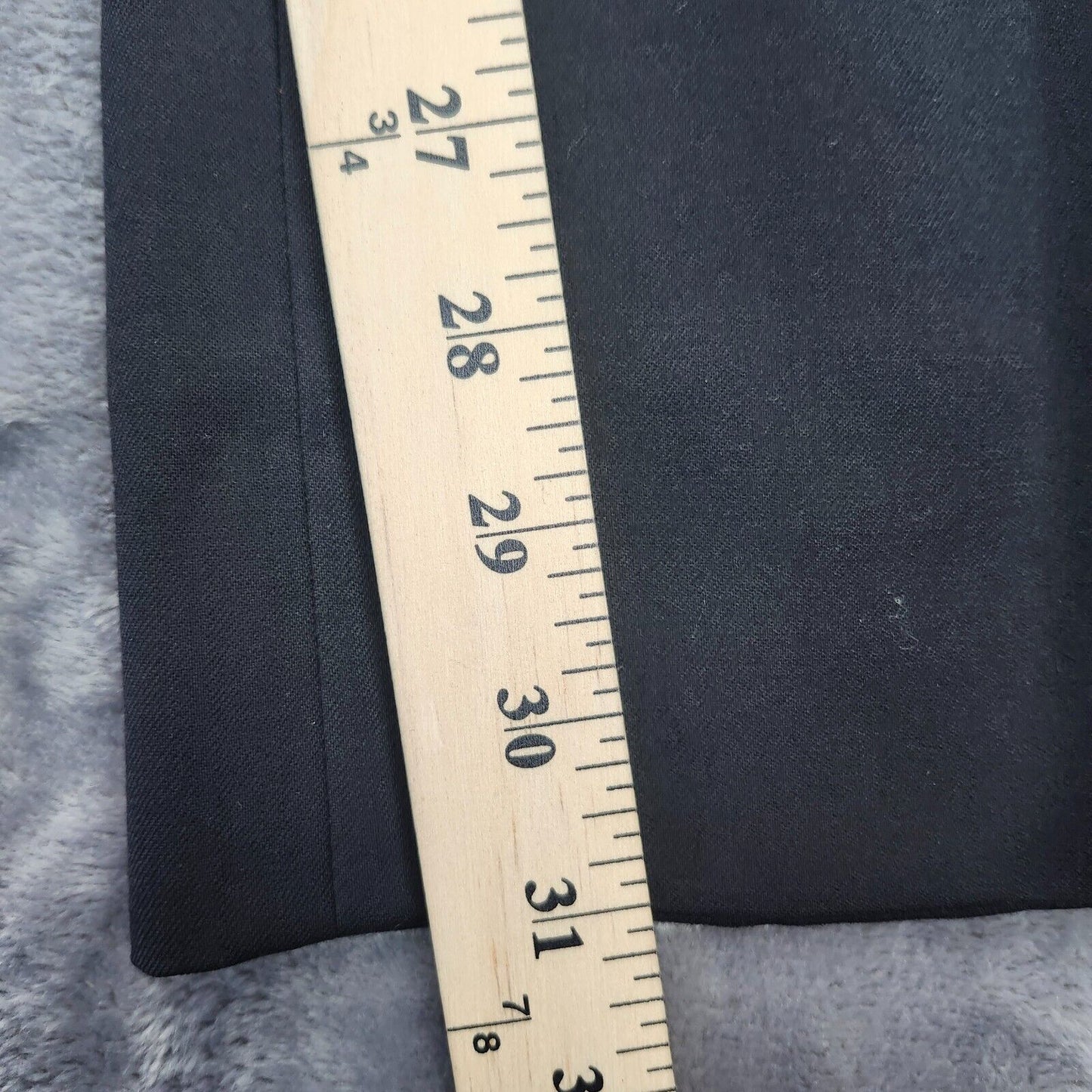 NWT Tommy Hilfiger Black Suit Set Jacket 100% Wool 41 Regular, Pants 34 Regular