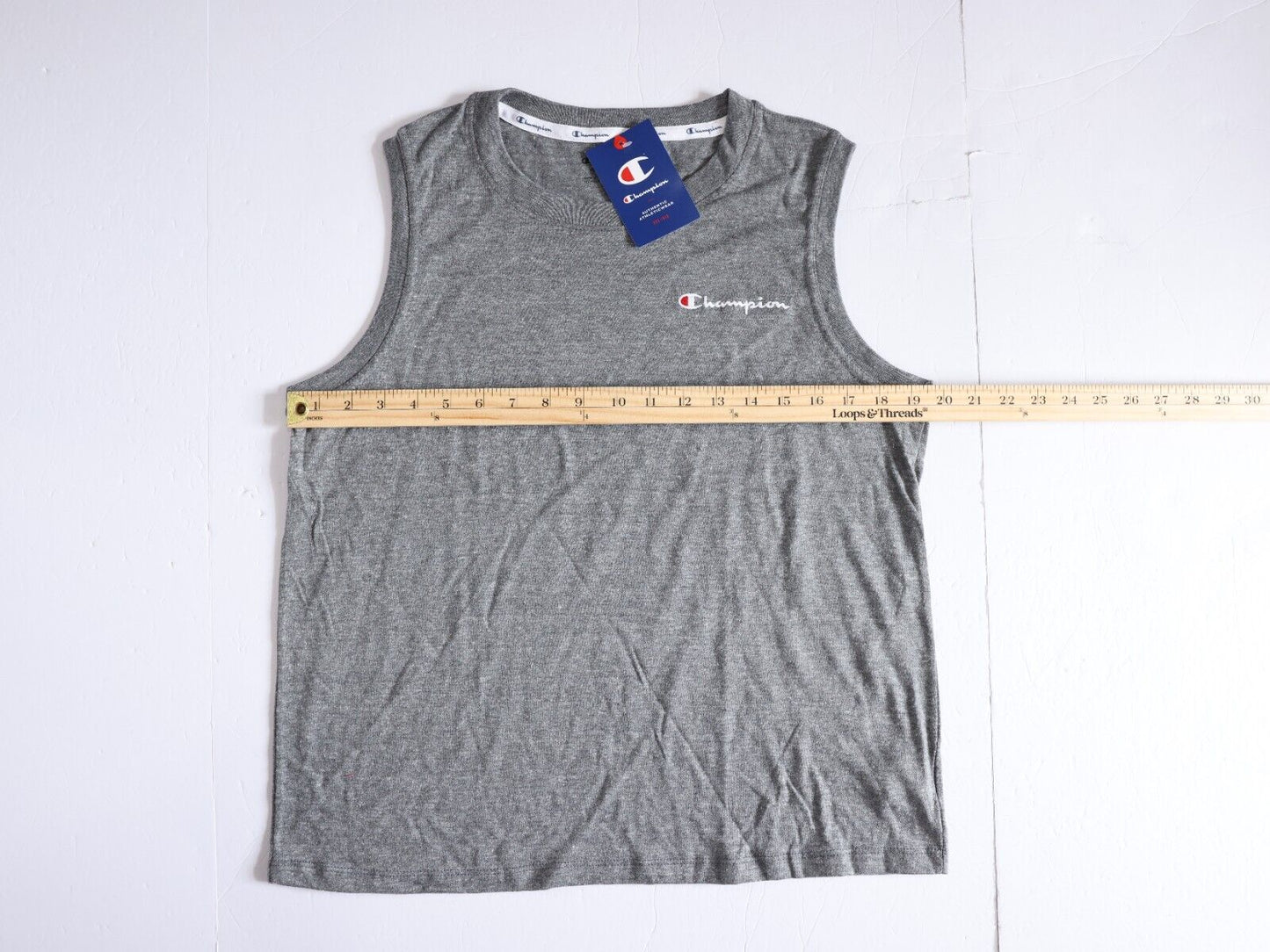 Champion Gray Powerblend Relaxed Muscle Tank Women's Size Large