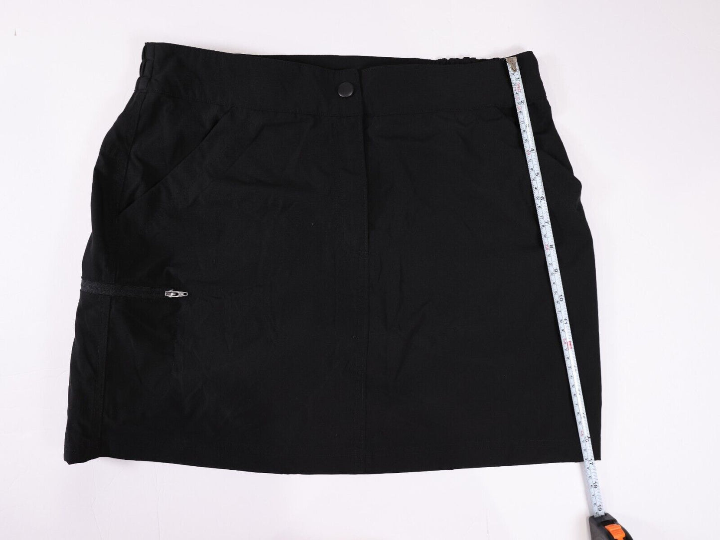 32 Degrees Cool Womens Skort Skirt Pull On Stretch Athletic Smoke Black MEDIUM