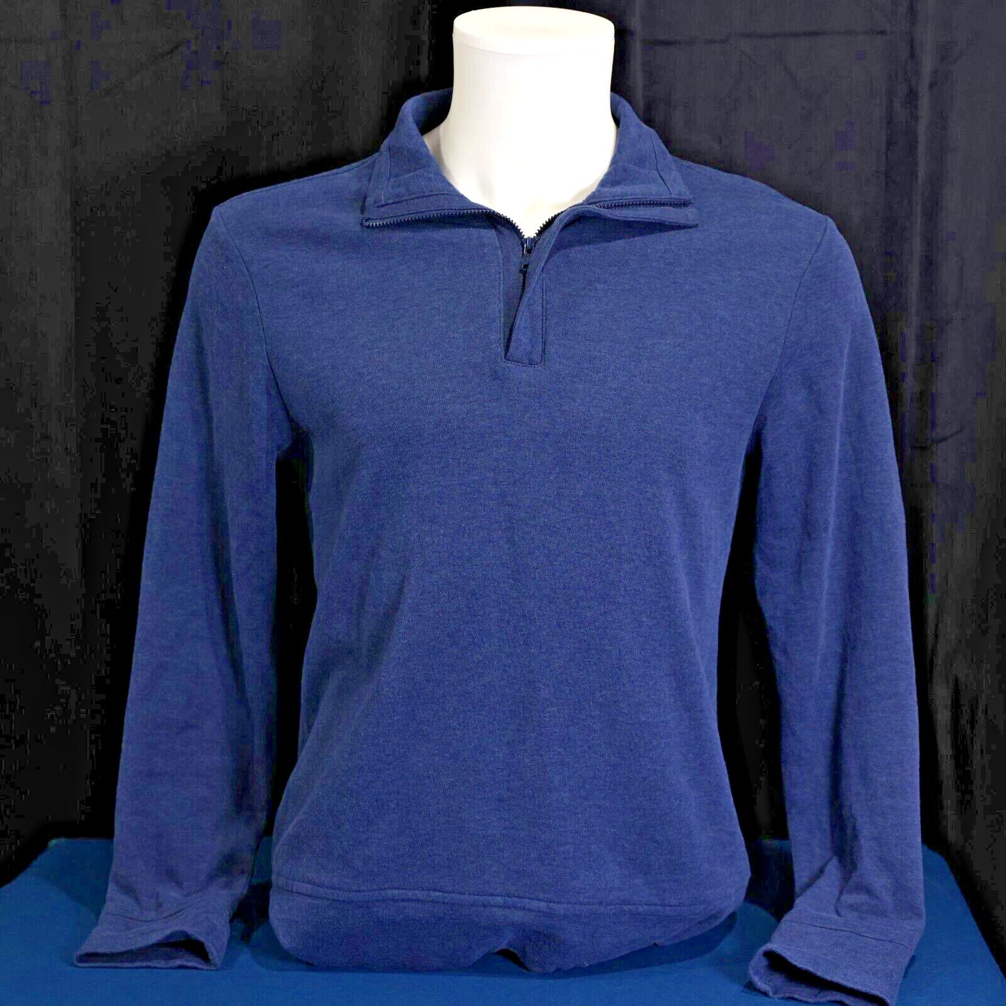 Banana Republic Mens 1/4 Zip Sweater Blue Size M