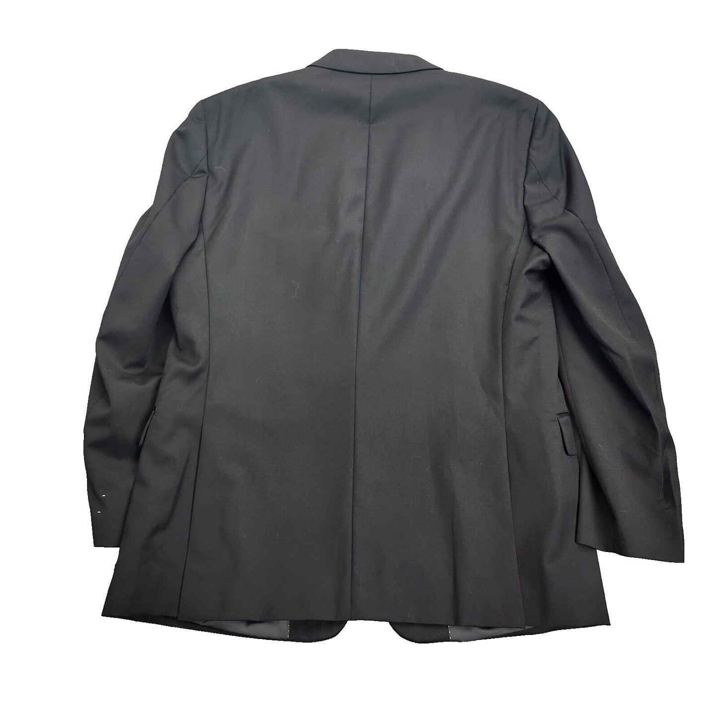 NWoT Tommy Hilfiger 100% Wool Mens Suit Jacket 44 Regular Black Notch Lapel