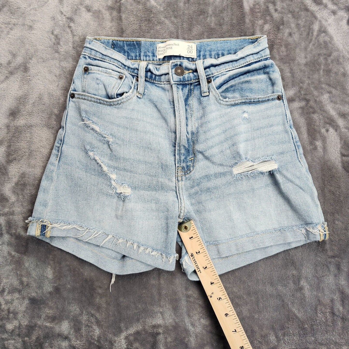 Abercrombie & Fitch Demin Jean HIGH RISE SHORT 24 00
