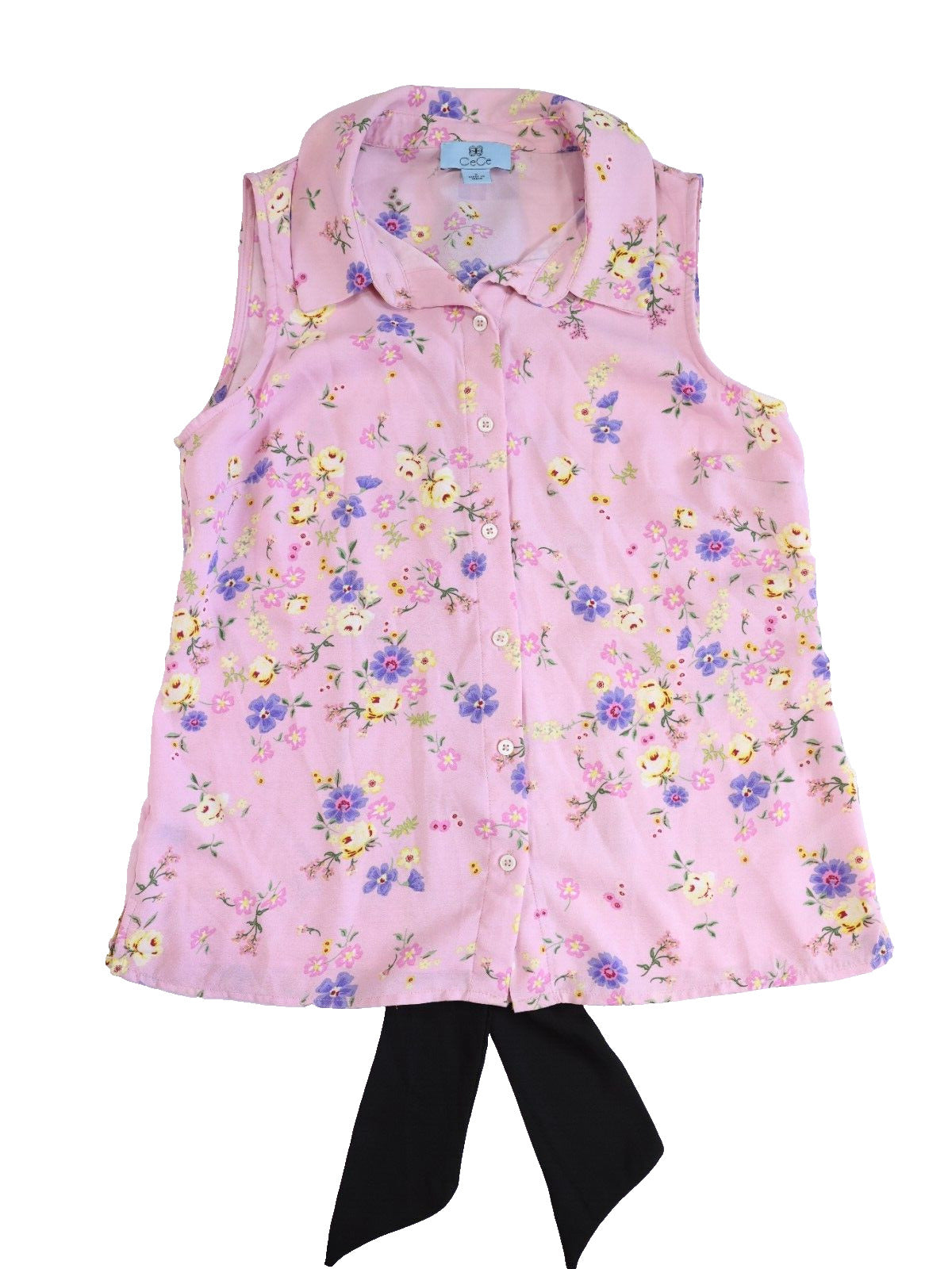 CeCe Dress 601 Corsage Vibrant Blooms Size S
