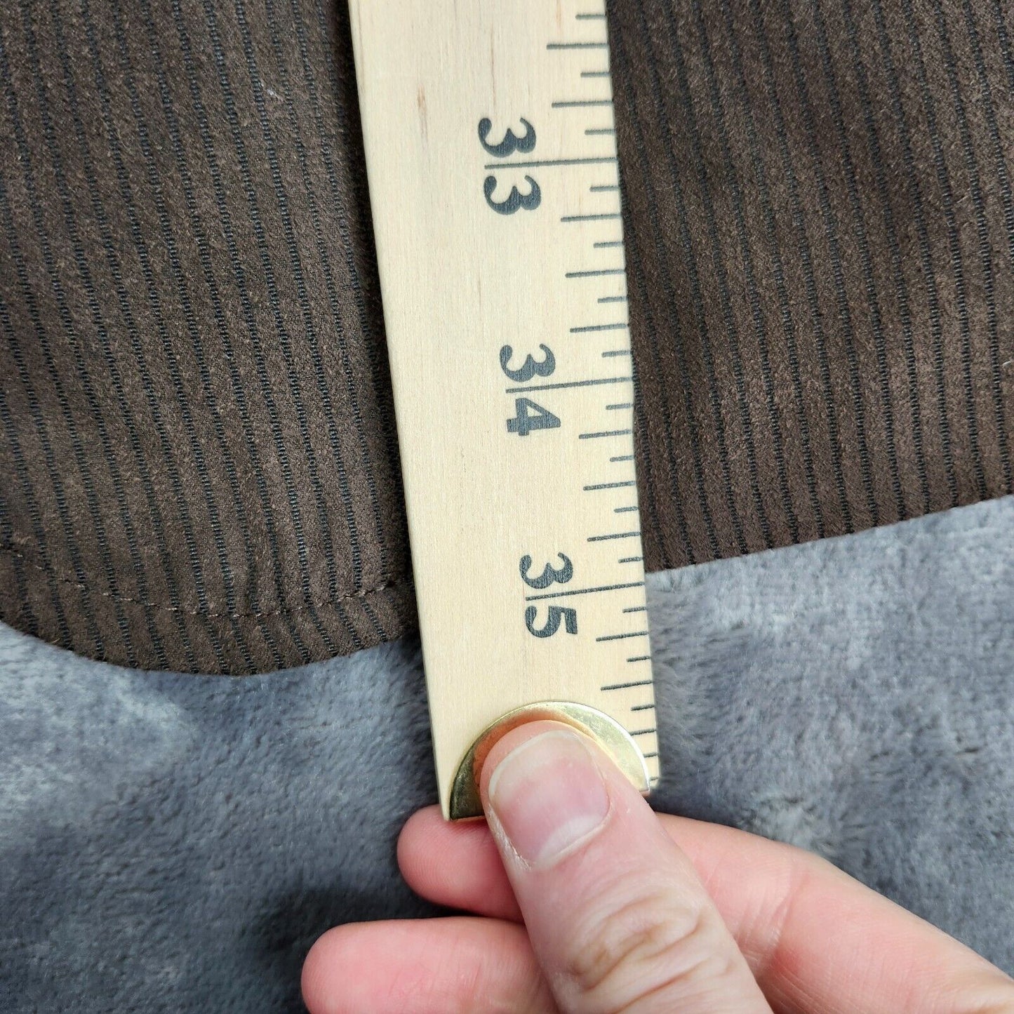 NWoT JNY Jones New York Men's 52 Long Sport Coat Blazer Dark Brown Notch Lapel