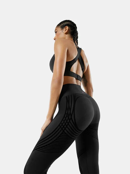 Fanka Black Lift and Curve 7/8 Leggings (Reversible Wear) XS
